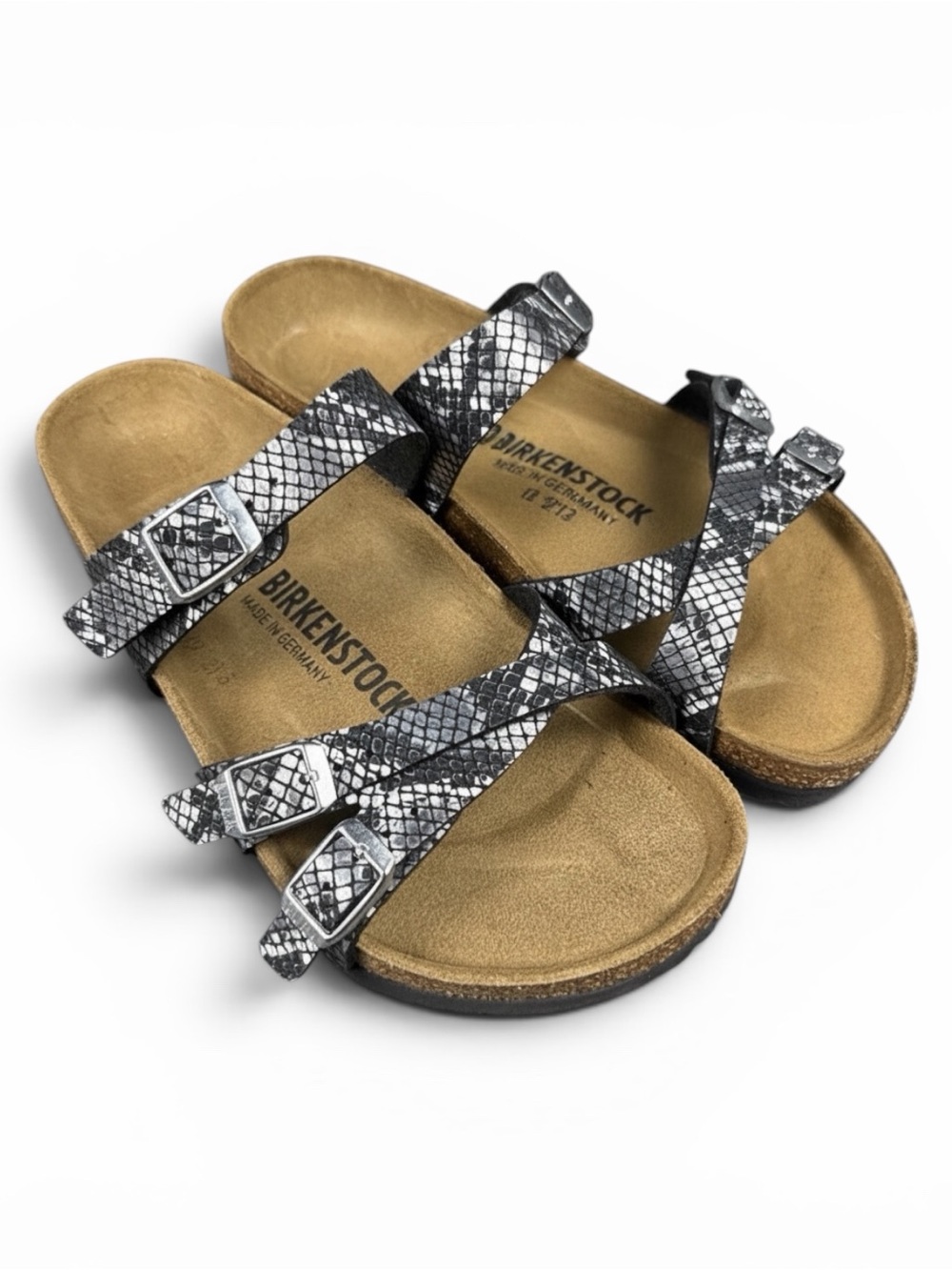Birkenstock Mayari Snakeskin Print Sandals Size 36 EU / 5-5.5 US Like New